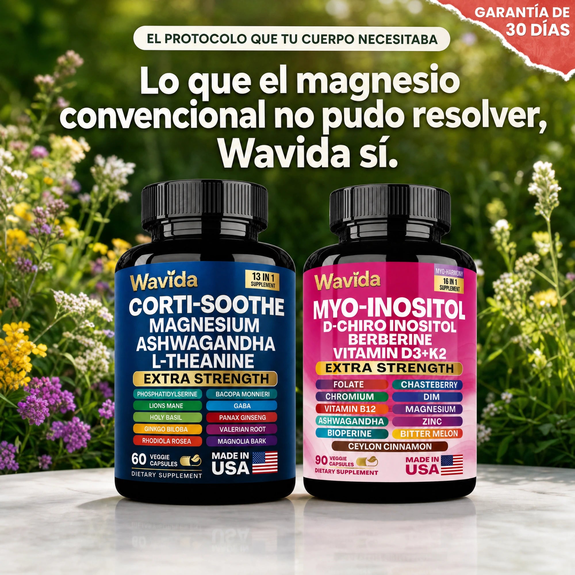 Protocolo Calma — Equilibrio de Cortisol y Bienestar Hormonal
